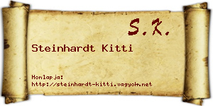 Steinhardt Kitti névjegykártya